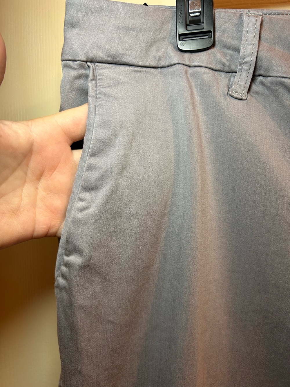 Kut from the Kloth Gray Straight-Leg Pants - Picture 3 of 5